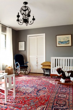Decorating With Persian Rugs, Red And Blue Oriental Rug